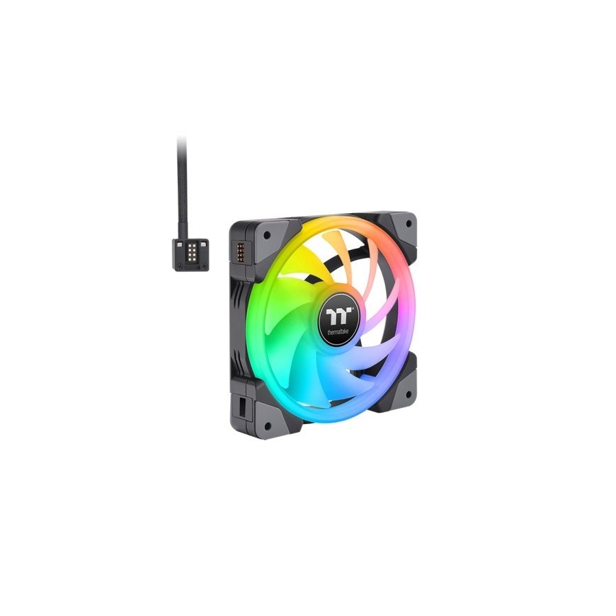 Thermaltake SWAFAN EX12 RGB PC Cooling Fan TT Premium Edition Computer case Air cooler 12 cm Black 3