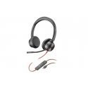Poly Blackwire 8225 USB-C stereo headset + USB-C/A adapter, ANC, MS Teams Poly Blackwire 8225 USB-C stereo headset + USB-C/A adapter, ANC, MS Teams