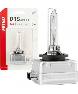 Żarówka xenonowa żarnik xenon d1s 35w 6000k basic blister amio-03864