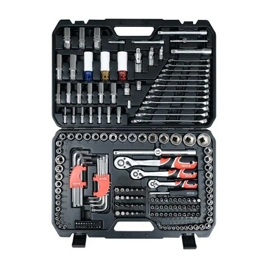 YATO Set KLUCZY 198el 1/2"/3/8"/1/4"