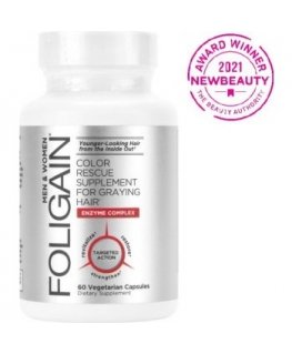 Foligain Color Rescue Supplement For Graying Hair ( 60 tablets ) - Tablets for healthy hair