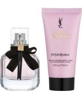 Yves Saint Laurent Mon Paris EDP set for women (EDP 50 ml + Body lotion 50 ml)