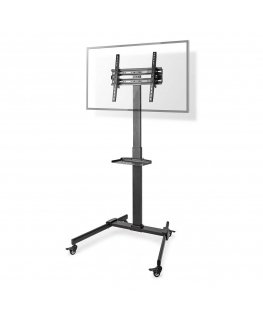 Nedis TVSM5100BK monitoriaus laikiklis arba stovas 139,7 cm (55") Juoda Grindys