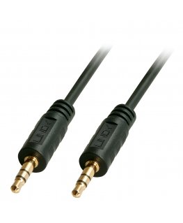 Lindy 35644 audiokaapeli 5 m 3.5mm Musta