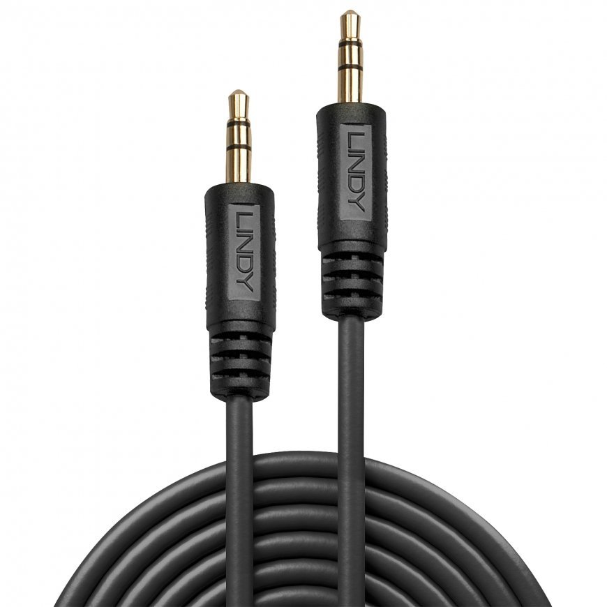 Lindy 35644 garso kabelis 5 m 3.5mm Juoda – 2