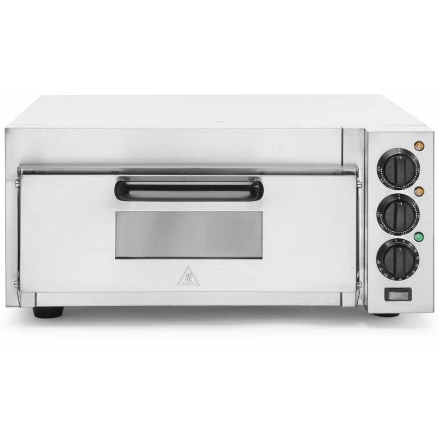 Elektrinė krosnelė Vienos kameros picos orkaitė 1 didelei picai 2000 W 230 V - Hendi 220290 – 2