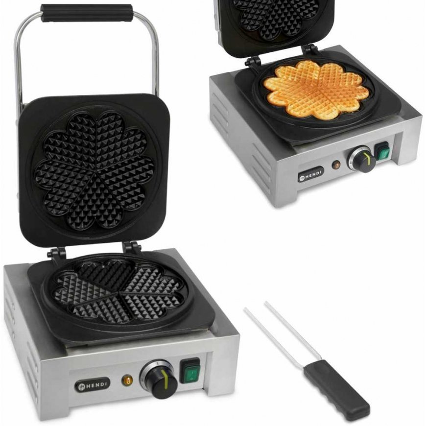 Hendi Professional waffle maker, rosette, 5