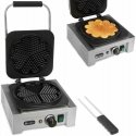 Hendi Professional waffle maker, rosette, 5 heart waffles, dia. 215mm 2200W Hendi Professional waffle maker, rosette, 5 heart waffles, dia. 215mm 2200W
