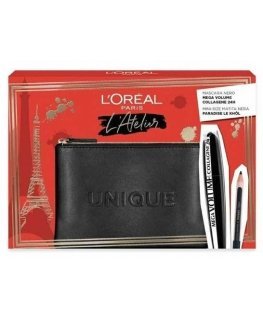 Set L'Oreal Paris: L'Oreal Paris, Kajal Eye Pencil, Black, 1.5 g + Mega Volume Collagene 24h, Waterproof, Mascara, Mega Black, 9