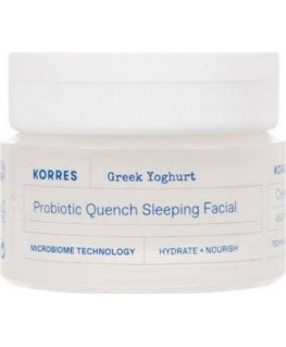 Korres Greek Yoghurt Probiotic Quench Sleeping Facial Night Skin Creamy
