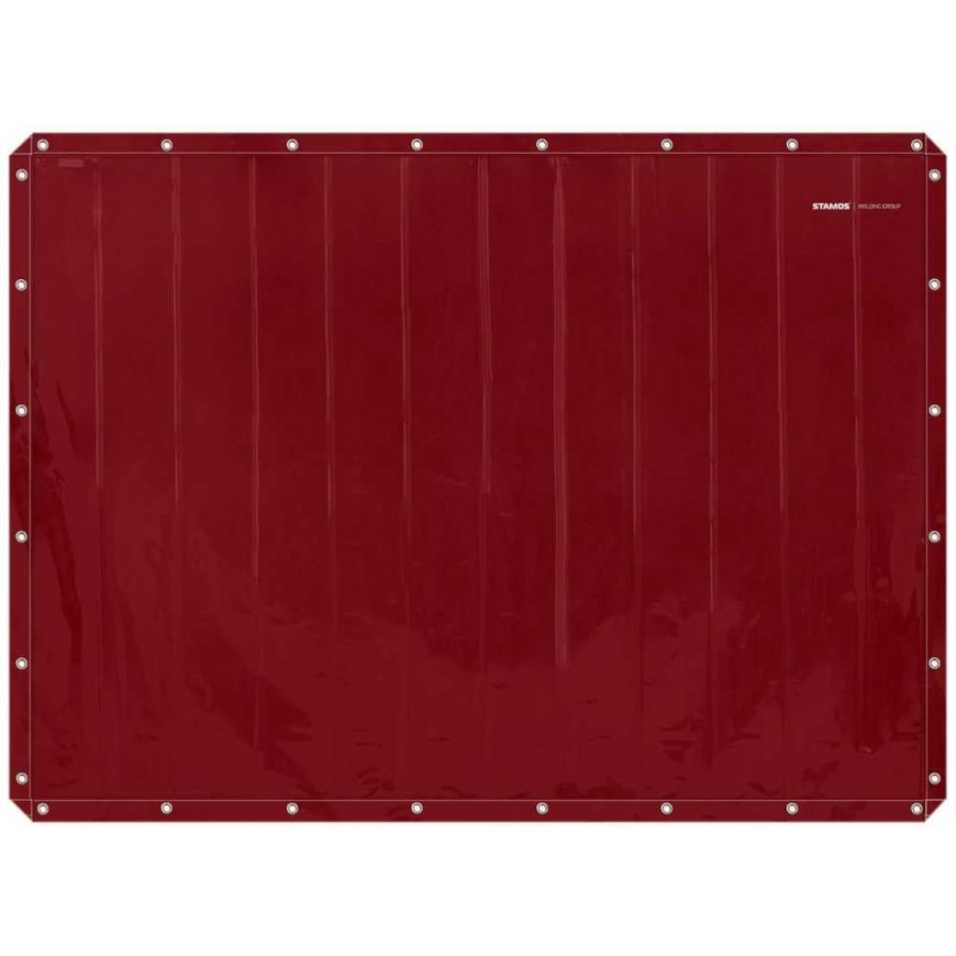 Stamos Germany Protective welding curtain screen 239 x 175 cm - red – 2