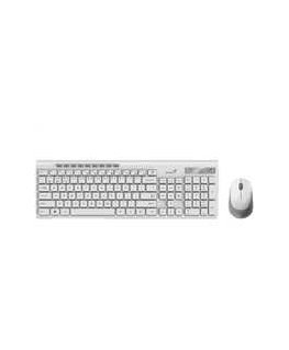 Genius SlimStar 8230, komplektas klaviatūra su myszą optyczną bezprzewodową, 1x AA, 1x AA, CZ/SK, klasyczna, Dual-Mode rodzaj be