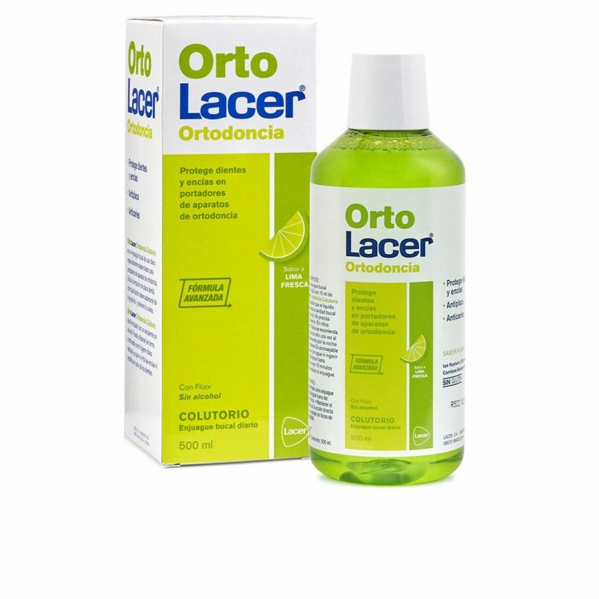 Ortholacer mouthwash with lime flavor 500ml – 2