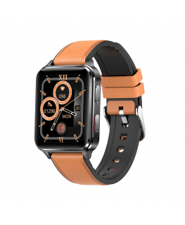 Kumi KU5 PRO smartwatch brown