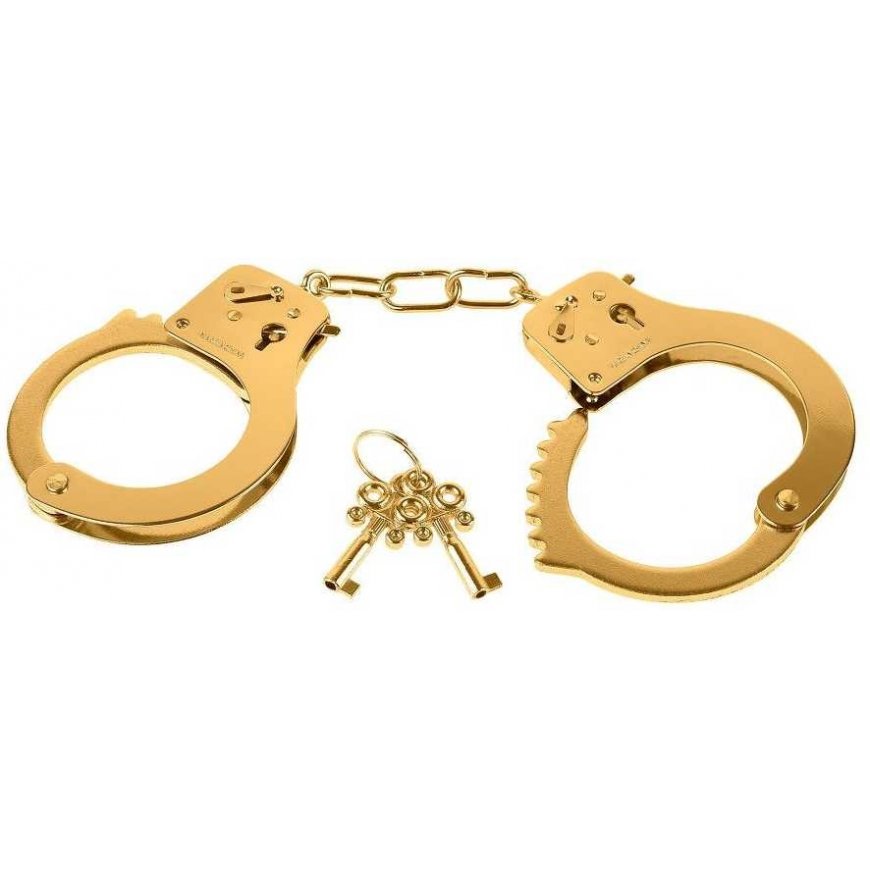Pipedreams FETISH FANTASY GOLD METAL cuffs