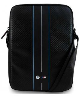 Torebka BMW BMTB10COMSCAKL 10" juoda/juodas Carbon Mėlyna Stripes