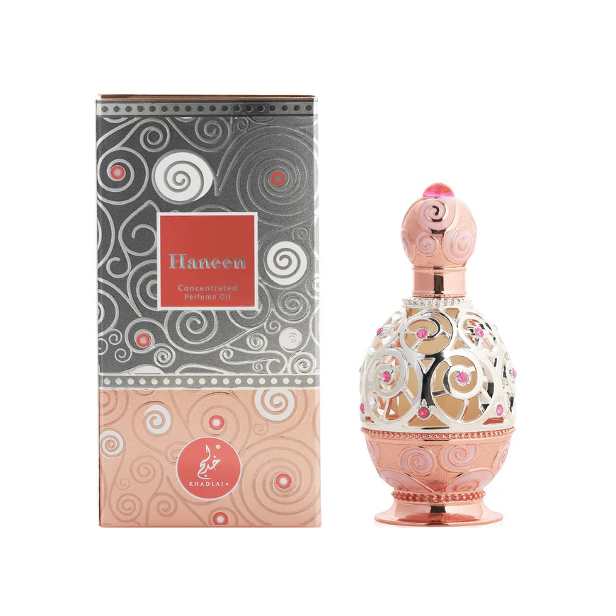 Khadlaj Haneen Rosegold - koncentrovaný parfémovaný olej bez alkoholu – 3