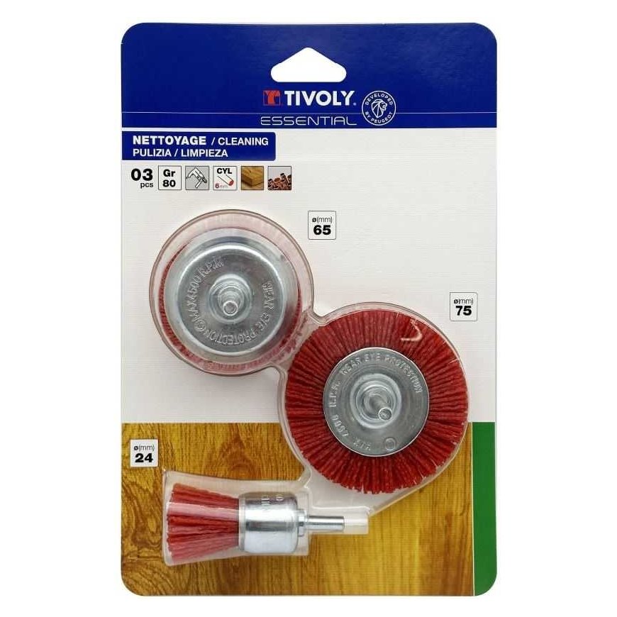 Tivoly Tivoli Set of nylon brushes