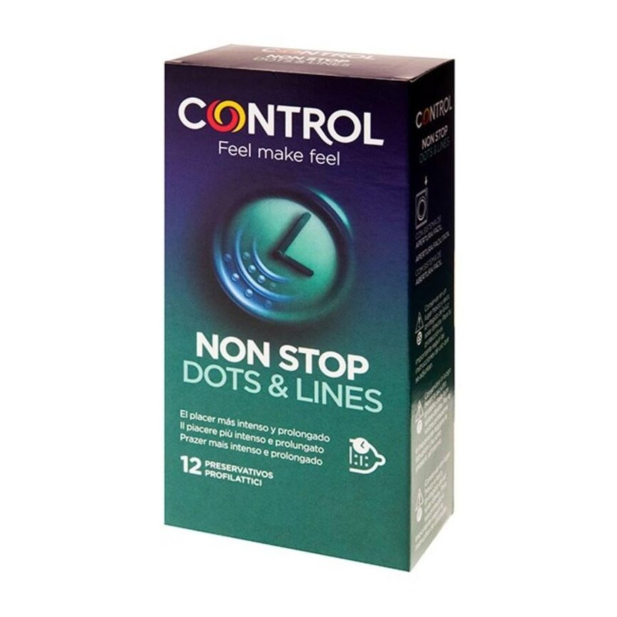CONTROL CONTROL NONSTOP POINTS AND LINES condoms 12 UNITS – 2