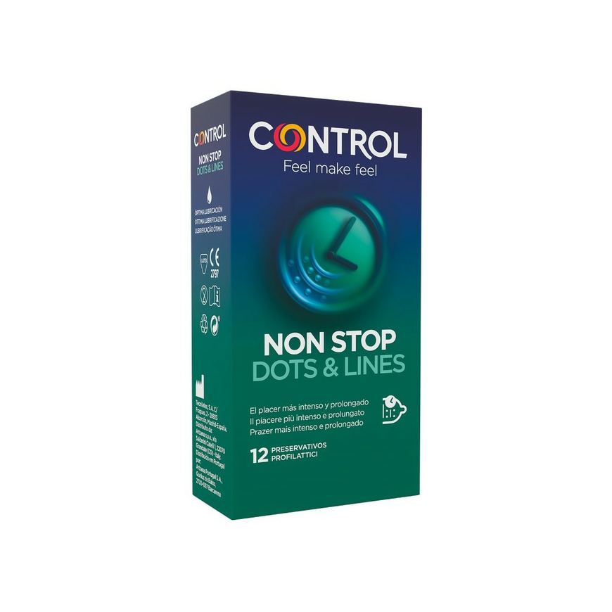CONTROL CONTROL NONSTOP POINTS AND LINES condoms 12 UNITS – 3