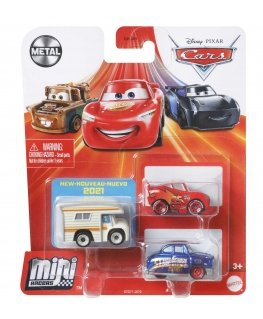 Disney Pixar Cars Mini Racers 3-Pack Assortment