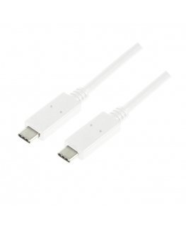 LogiLink CU0130 USB кабель 0,5 m USB 3.2 Gen 2 (3.1 Gen 2) USB C Белый