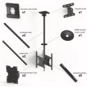 Multibrackets 5477 крепление для информационного дисплея 139,7 cm (55") Черный Multibrackets 5477 крепление для информационного дисплея 139,7 cm (55") Черный