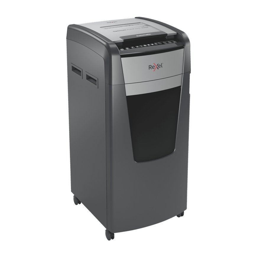Rexel AutoFeed+ 600M paper shredder Micro-cut shredding 55 dB 23 cm Black, Grey – 2
