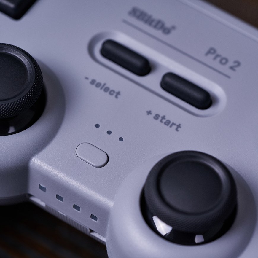 8Bitdo Pro 2 Grey Bluetooth/USB Gamepad Analogue / Digital Nintendo Switch, Nintendo Switch Lite, PC