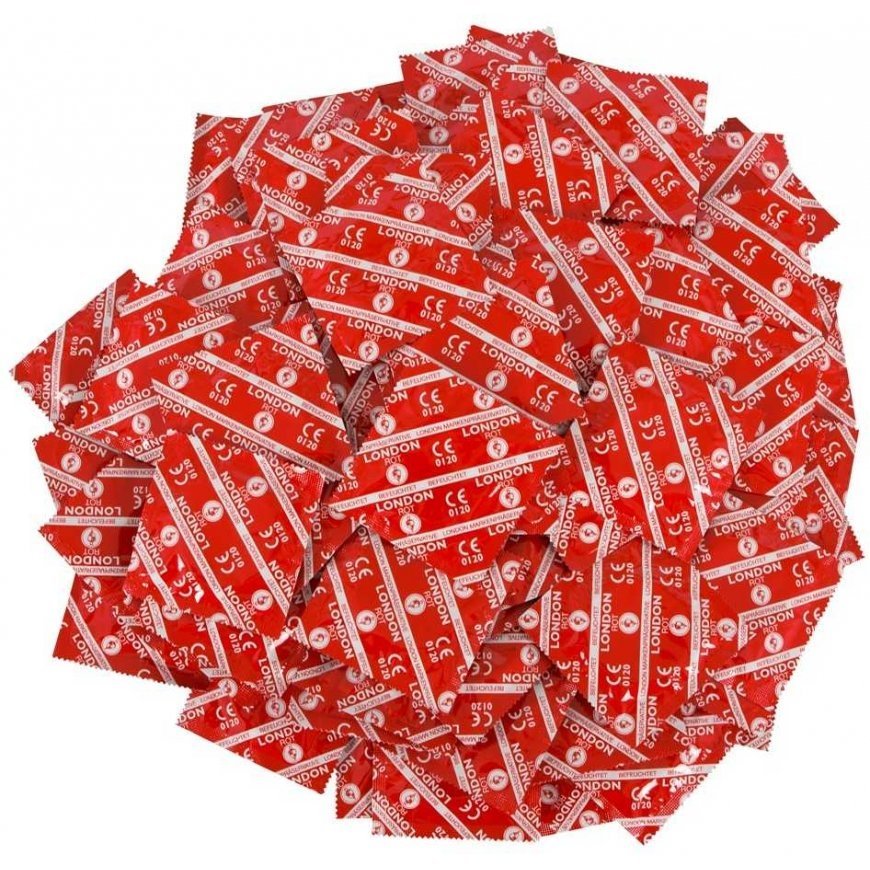 Orion London red condoms 1000 pcs. – 2