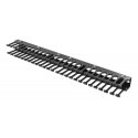 Deltaco 19-19 rack accessory Cable management panel Deltaco 19-19 rack accessory Cable management panel