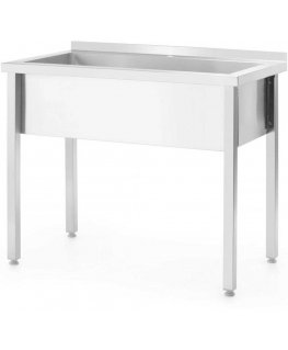 Vieno dubenio maitinimo baseinas Budget Line STEEL 800 x 600 x 850 cm - Hendi 811009