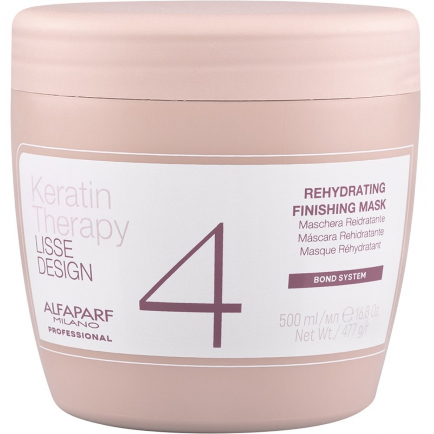 ALFAPARF MILANO Keratin Therapy Lisse Design Rehydrating Hair Mask – 3