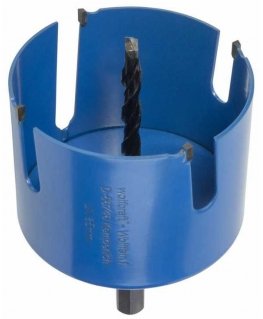 Grąžtas Gręžimo karūna su koteliu ir centr. grąžtu Wolfcraft HM/CT 85x60 mm
