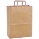 KRAFT takeout bags, paper, 25 x 14 x H 30 cm, 125 pcs. KRAFT takeout bags, paper, 25 x 14 x H 30 cm, 125 pcs.