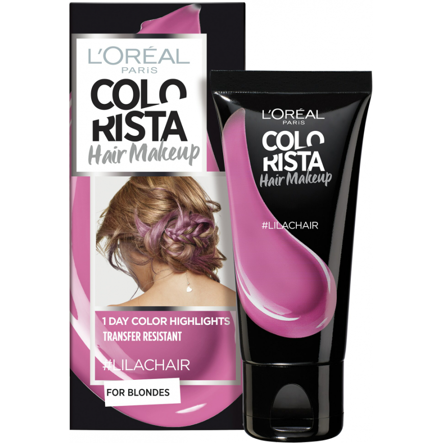 Loreal L'Oreal Paris, Colorista hair makeup, semi-permanent hair dye, LILACHAIR, 30 ml for women – 4