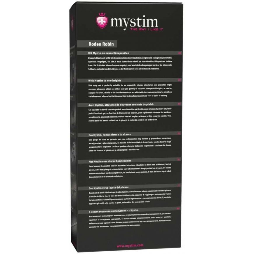 Opaski do elektrostimulacji - Mystim Rodeo Robin – 4