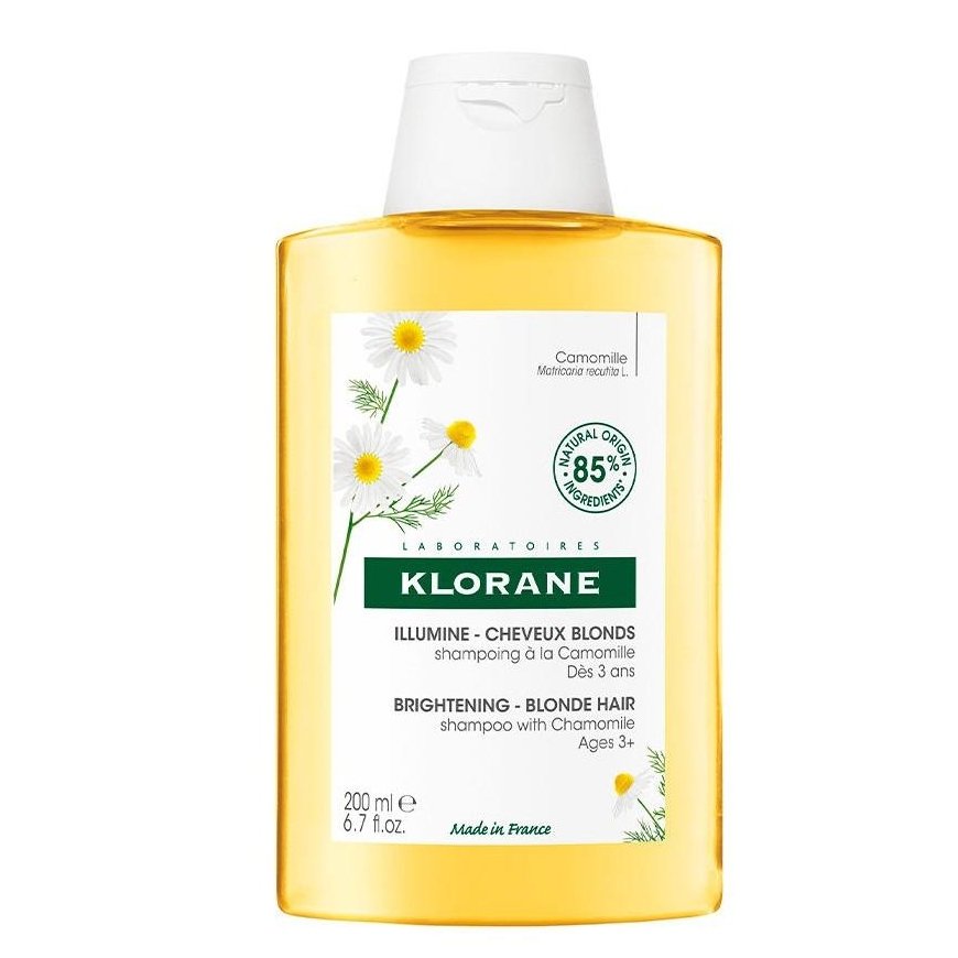 Klorane A La Camomile Skirtas šviesiems plaukams Reflex Illuminating Šampūnas 200ml