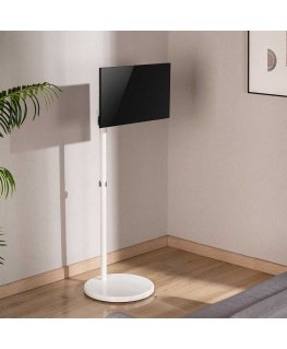 Laikiklis Mobilny stojak podłogowy na monitorius/TV Maclean, sprężyna dujinė, 17"-35", 2-10kg, balta, MC-970W