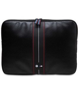 BMW Sleeve BMCS14COMSCAKR 14" juoda/juodas Carbon Raudona Stripes