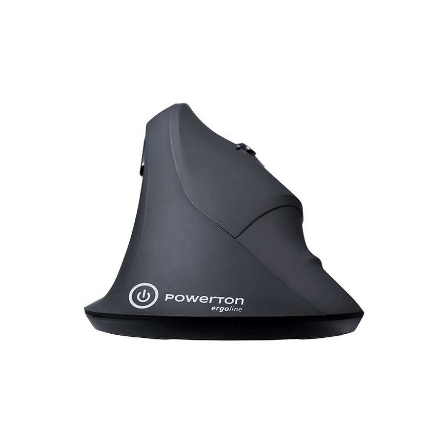 Wireless mouse, Powerton SHARK, black, optical, 1600DPI – 3