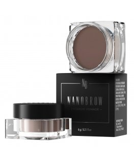 Nanobrow antakių pomada tamsiai ruda 6g