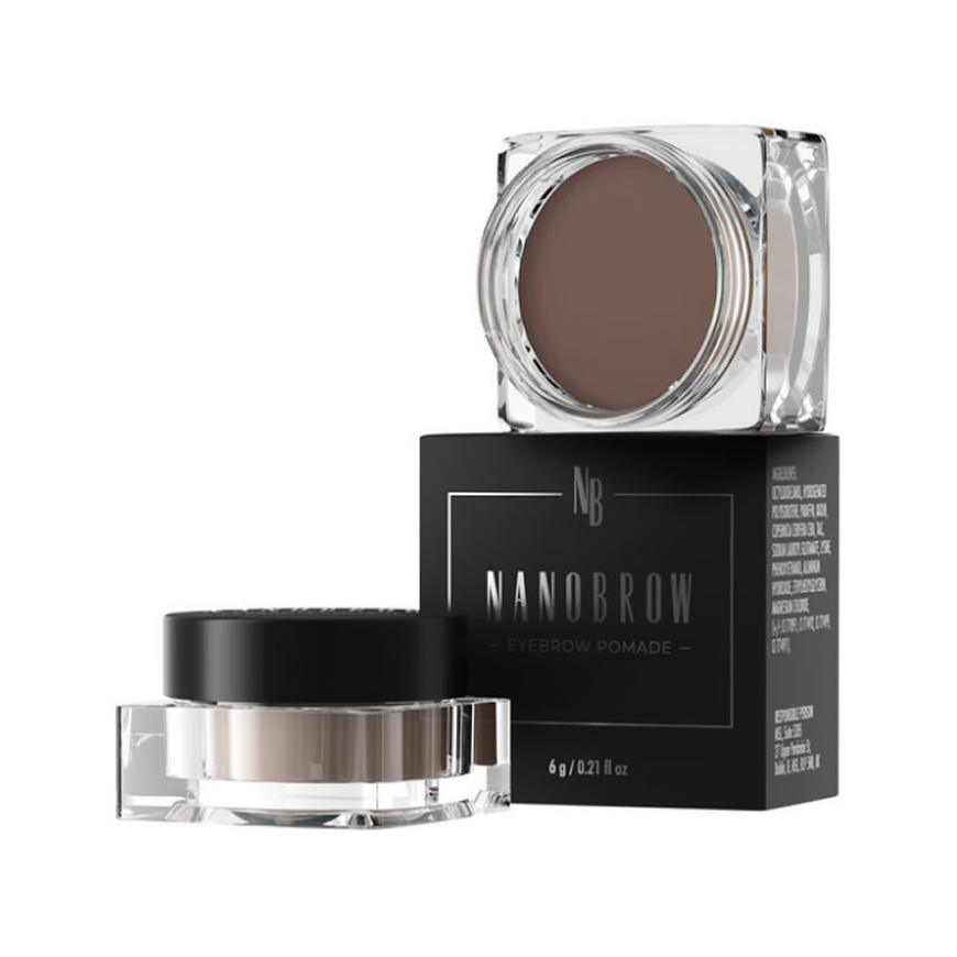 Nanobrow antakių pomada tamsiai ruda 6g – 2
