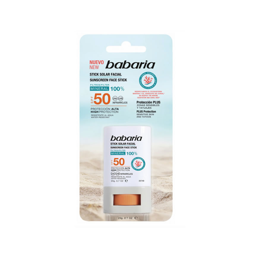 Babaria face sun cream Spf50 20g – 2