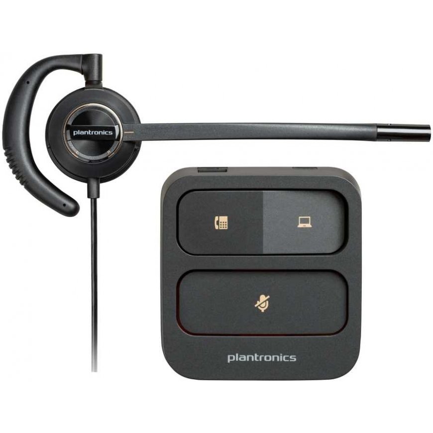 HP Poly EncorePro 530 Headphone +Quick Disconnect EMEA - INTL English Loc Euro plug – 4