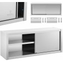 Royal Catering Cabinet ścienna gastronomiczna with drzwiami przesuwanymi STAL 150 x 45 x 60 cm