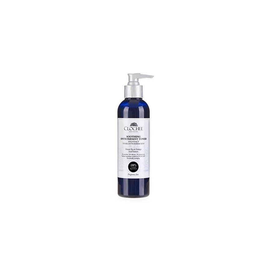 Clochee Soothing Antioxidant Toneris Raminantis Žalias Tea & Ginkgo Leaf Extract antioksidacinis tonikas 250ml