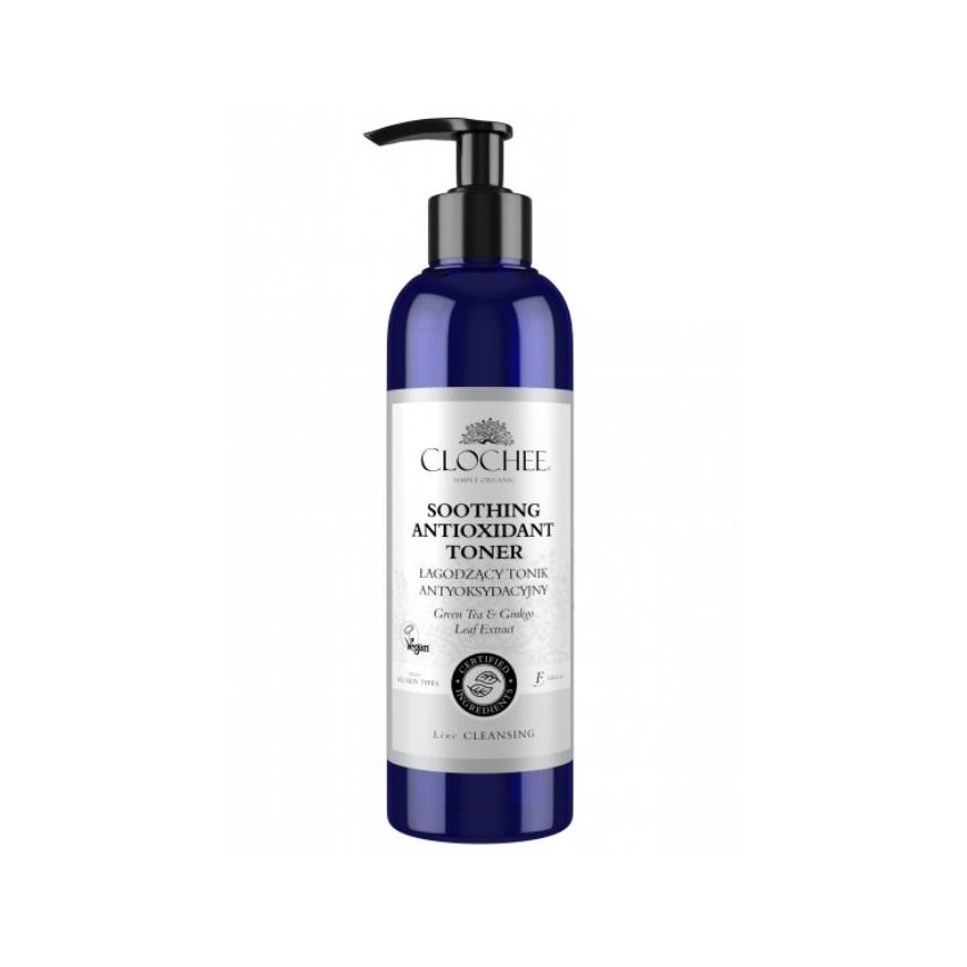 Clochee Soothing Antioxidant Toneris Raminantis Žalias Tea & Ginkgo Leaf Extract antioksidacinis tonikas 250ml – 2