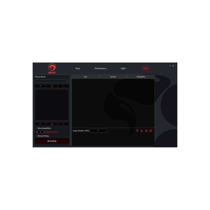 Mouse Marvo Mouse M655, 12000DPI, optical, 7kl., with cable USB, black, do gry, podświetlona – 3