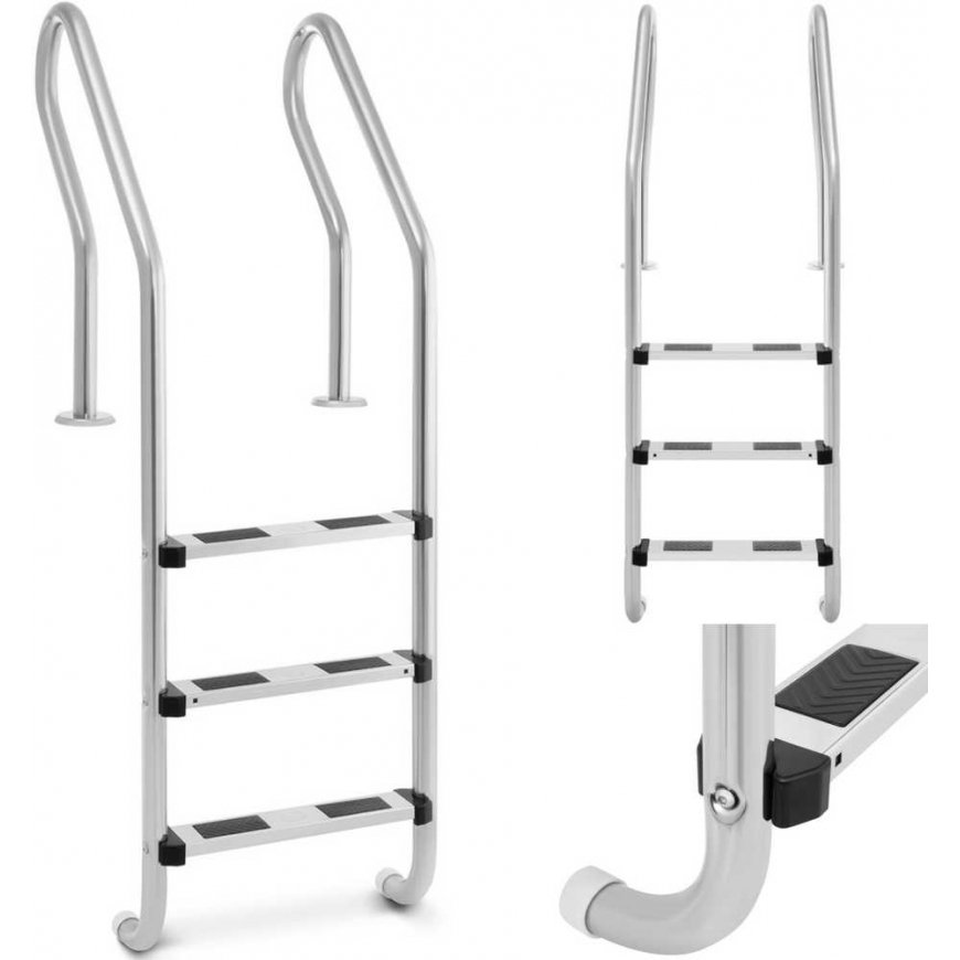 Uniprodo Uniprod Stainless steel pool ladder